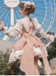 Heartbeat Contract Series Magical Girl Sweet Lolita Pointed Collar Spliced Ruffles Star Bowknot Puff Long Leeves Dress OP