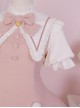 Heartbeat Contract Series Magical Girl Sweet Lolita Pointed Collar Spliced Ruffles Star Bowknot Puff Long Leeves Dress OP