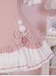 Heartbeat Contract Series Magical Girl Sweet Lolita Pointed Collar Spliced Ruffles Star Bowknot Puff Long Leeves Dress OP