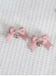 Japanese Style JK Girl Sweet Lolita Cute Versatile Mini Bell Bowknot Hairpin Bangs Clip Side Clip