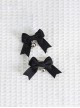 Japanese Style JK Girl Sweet Lolita Cute Versatile Mini Bell Bowknot Hairpin Bangs Clip Side Clip