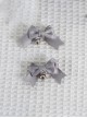 Japanese Style JK Girl Sweet Lolita Cute Versatile Mini Bell Bowknot Hairpin Bangs Clip Side Clip