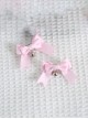 Japanese Style JK Girl Sweet Lolita Cute Versatile Mini Bell Bowknot Hairpin Bangs Clip Side Clip