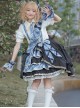 Singing Costume Series Vitality Girl Idol Plaid Ribbon Bowknot Sweet Lolita Short Sleeves Shirt Skirt Full Set