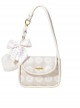 Miffy Bunny Sweet Girl Daily Versatile Soft Cute Macaron Romantic Love Bowknot Pendant Kawaii Fashion Armpit Bag