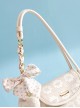 Miffy Bunny Sweet Girl Daily Versatile Soft Cute Macaron Romantic Love Bowknot Pendant Kawaii Fashion Armpit Bag