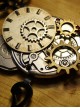 Steampunk Style Mechanical Metal Gear Clock Pointer Wedding Groom Best Man Decorative Brooch Corsage