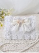 Gorgeous Palace Style Bowknot Elegant Versatile Sweet Pearl Strand Lace Chain Classic Lolita Crossbody Handbag