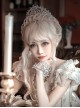 Light Golden Long Curly Hair Classic Lolita Sweet Lolita Flat Bangs Full Head Elegant Royal Braid Modeling Wig