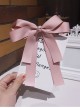 Purely Handmade Daily Commute Girl Temperament Versatile Sweet Lolita Satin Ribbon Bowknot Hairpin