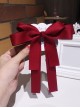 Purely Handmade Daily Commute Girl Temperament Versatile Sweet Lolita Satin Ribbon Bowknot Hairpin