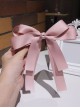 Purely Handmade Daily Commute Girl Temperament Versatile Sweet Lolita Satin Ribbon Bowknot Hairpin