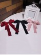 Purely Handmade Daily Commute Girl Temperament Versatile Sweet Lolita Satin Ribbon Bowknot Hairpin