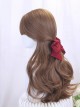 Caramel Cocoa Series Brown Daily Young Energetic Flat Bangs Twin Meatball Head Braiding Hair Sweet Lolita Full Head Wig