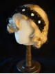 Romantic Black Retro Elegant Delicate Noble Lace Ruffles Sparkling White Gemstone Romance Classic Lolita Headband