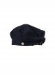 Tomorrow Pledge Series College Military Uniform Style Black Fashionable Versatile Handsome Ouji Fashion Beret Hat