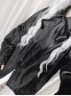 Exquisite Retro Noble Ouji Fashion Loose Crystal Silk Reflective Satin Lapel Saliva Towel Lantern Sleeves Shirt