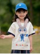 Round Neck 3D Disney Cartoon Plush Judy Gray Rabbit Cute Apricot Kawaii Fashion Athleisure Kid Short Sleeves T Shirt