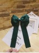 Fairy Spirit Daily Commute Versatile Princess Style Satin Wide Ribbon Bowknot Kawaii Fashion Hairpin