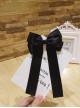 Fairy Spirit Daily Commute Versatile Princess Style Satin Wide Ribbon Bowknot Kawaii Fashion Hairpin