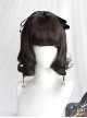 Dali Series Daily Retro Girl Fluffy Pear Blossom Head Curly Short Hair Classic Lolita Elegant Full Head Wig