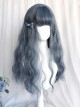 Shepherd Girl Series Soft Elegant Versatile Fluffy Wool Curly Air Flat Bangs Corn Perm Classic Lolita Full Head Wig