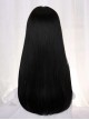 Japanese Style Princess Cut Naturally Daily Commute Versatile Long Straight Hair Classic Lolita Full Head Wig