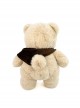 Light Brown Cute Little Bear Plush Doll Ornament Comfort Pillow Cotton Saliva Towel Gift Kawaii Toy