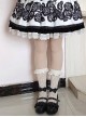 Merulu Series Japanese Style Daily Versatile Lace Ruffles Flower Trim Bowknot Girl Cute Sweet Lolita Shoes