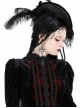 Gothic Dark Style Retro Gorgeous Cross Pendant European Style Earrings