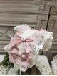 Woody Rose series daily versatile cute sweet lace flower soft yarn print bowknot classic Lolita Headband