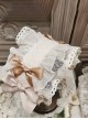 Woody Rose series daily versatile cute sweet lace flower soft yarn print bowknot classic Lolita Headband