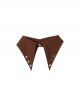 Pirate Guide Series Exquisite Lapel Straps Bowknot Steampunk Voyages Brown Classic Lolita Suspender Dress Puff Sleeves Shirt Set