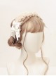 Doll Sense Elegant Antique Lace Ruffles Bowknot Versatile Daily Accessory Classic Lolita Handmade Hairband