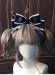 Summer Tea Party Series Steady Deep Color Gorgeous Retro Doll Sense Lace Sweet Lolita Bowknot Hairpin