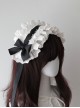 Elegant Exquisite Versatile Double Layer Lace Ruffles Doll Sense Classic Lolita Vintage Wide Headband