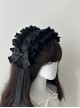 Elegant Exquisite Versatile Double Layer Lace Ruffles Doll Sense Classic Lolita Vintage Wide Headband