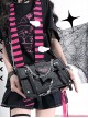 Chain Love Full Score Series Heart Imitation Crocodile Texture Subculture Sweet Cool Gothic Lolita Hot Girl Crossbody Bag