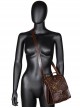 Steampunk Brown Vintage Gear Element Bronze Alloy High Capacity Multifunctional Flip Cover Shoulder Crossbody Handbag