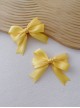 Versatile Daily Retro Classic Girly Sense Large Ribbon Satin Bowknot Sweet Lolita Double Ponytail Hairpin