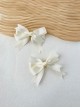 Cute Retro Showa Period Versatile Daily Handmade Large Ribbon Satin Bowknot Sweet Lolita Double Ponytail Hairpin