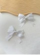 Cute Retro Showa Period Versatile Daily Handmade Large Ribbon Satin Bowknot Sweet Lolita Double Ponytail Hairpin