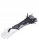 Gothic Style Hollow Mesh Exquisite Embroidery Ribbons Decorate Gorgeous Black Long Gloves