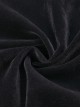 Gothic Style Gorgeous Black Velvet Chinese Knot Button Stand Collar Lace Ruffle Trumpet Sleeve Cape