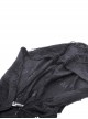 Gothic Style Dark Hollow Spider Web Gauze Irregular Trumpet Sleeves Black Hooded Shawl