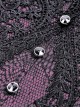Gothic Style Palace Retro Embroidery Lace Decoration Both Sides Sexy Hollow Straps Purple Gorgeous Corset