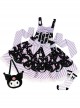 Star Gummy Series Cute Cartoon Sanrio Animal Stripe Print Bowknot Soft Girl Sweet Lolita Suspender Dress Crossbody Bag Socks Set