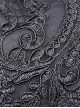 Gothic Style Gorgeous Beaded Tulle Lace Strapped Black Retro Palace Tube Top Tight Dress