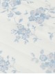 Blue White Porcelain Series New Chinese Style Small Floral Print Daily Versatile Elegant Lolita Long Sleeves Cardigan Shirt
