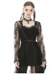 Dark Gothic Style Knitted Fabric Chest Lace Splicing Sexy Black Suspender Tight Dress